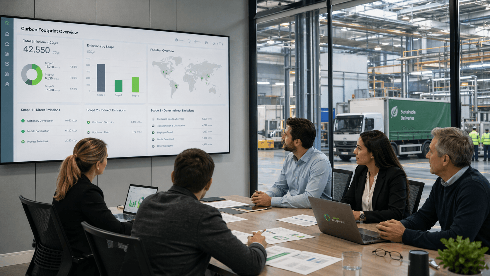 GreenEcoGenius Carbon and ESG Reporting Platform