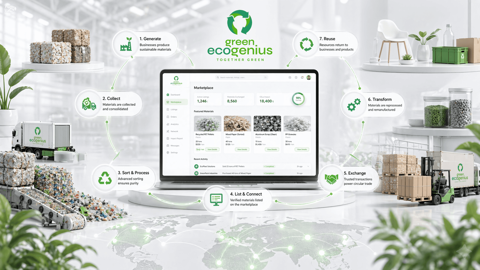 GreenEcoGenius Circular Economy Ecosystem